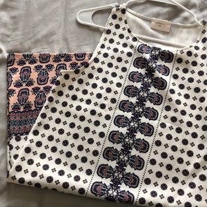 Nordstrom Straight Sleeveless Patterned Dress